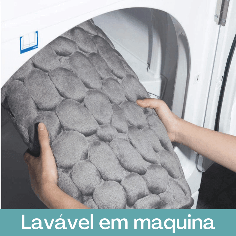 Tapete macio para banheiro Absorvente, Impermeável e Antiderrapante - My Store