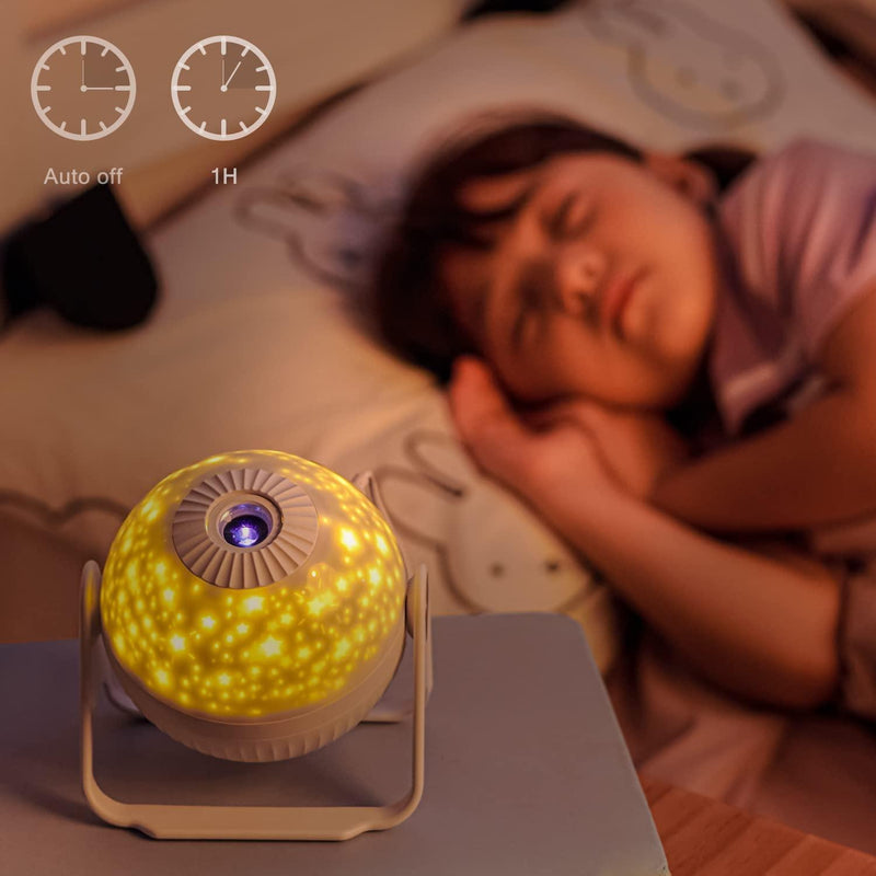 Luminária de Estrelinhas e de Galáxias - 7 Modos em LED 360° - My Store