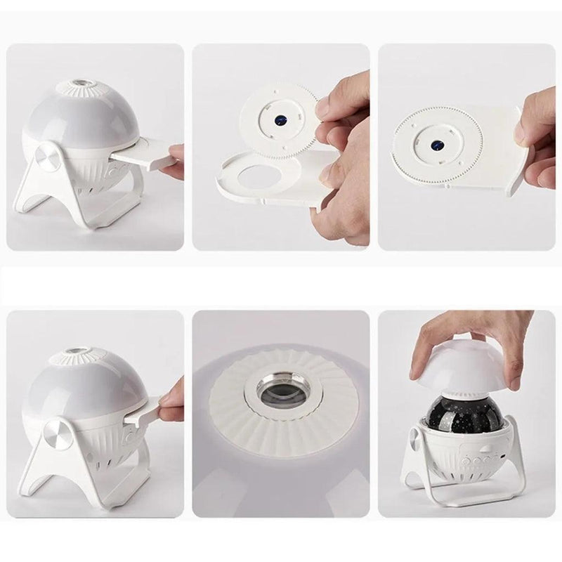 Luminária de Estrelinhas e de Galáxias - 7 Modos em LED 360° - My Store