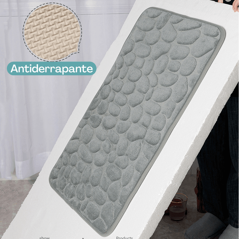 Tapete macio para banheiro Absorvente, Impermeável e Antiderrapante - My Store