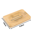 Saboneteira em Bambu Natural - My Store