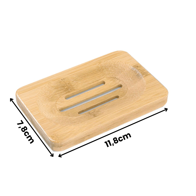 Saboneteira em Bambu Natural - My Store