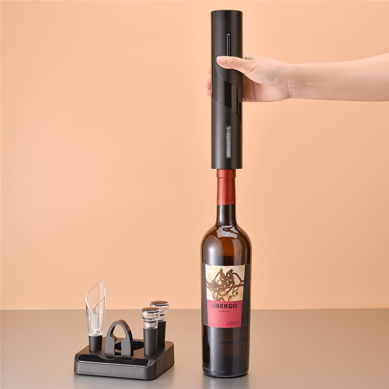 Abridor de Vinho Elétrico Recarregável Kit de Vinho