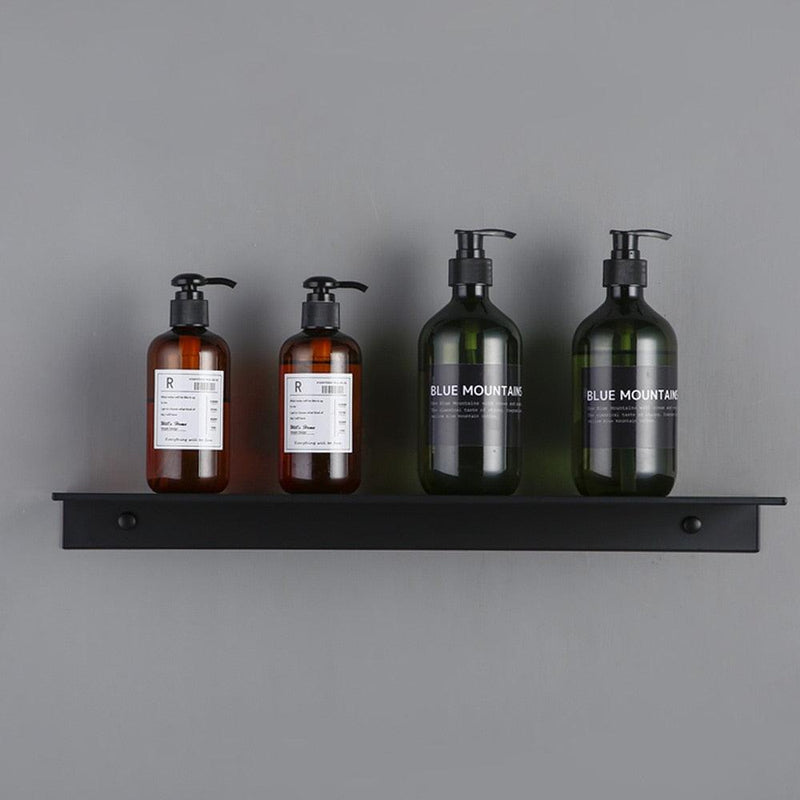 Prateleira Porta Shampoo de Banheiro Preta - My Store