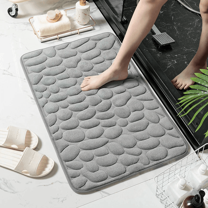 Tapete macio para banheiro Absorvente, Impermeável e Antiderrapante - My Store
