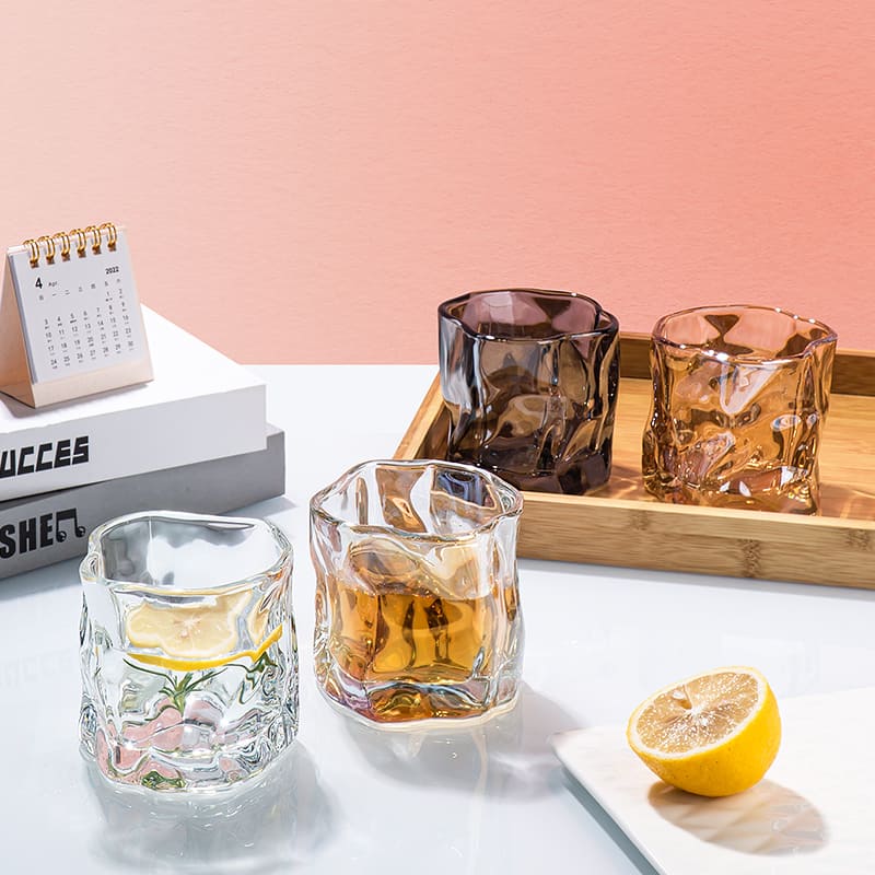 Copo de Whisky Cristal Drinks Irregular Bar em Casa