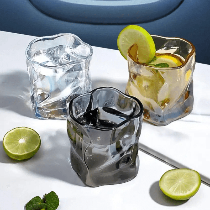 Copo de Whisky Cristal Drinks Irregular Bar em Casa