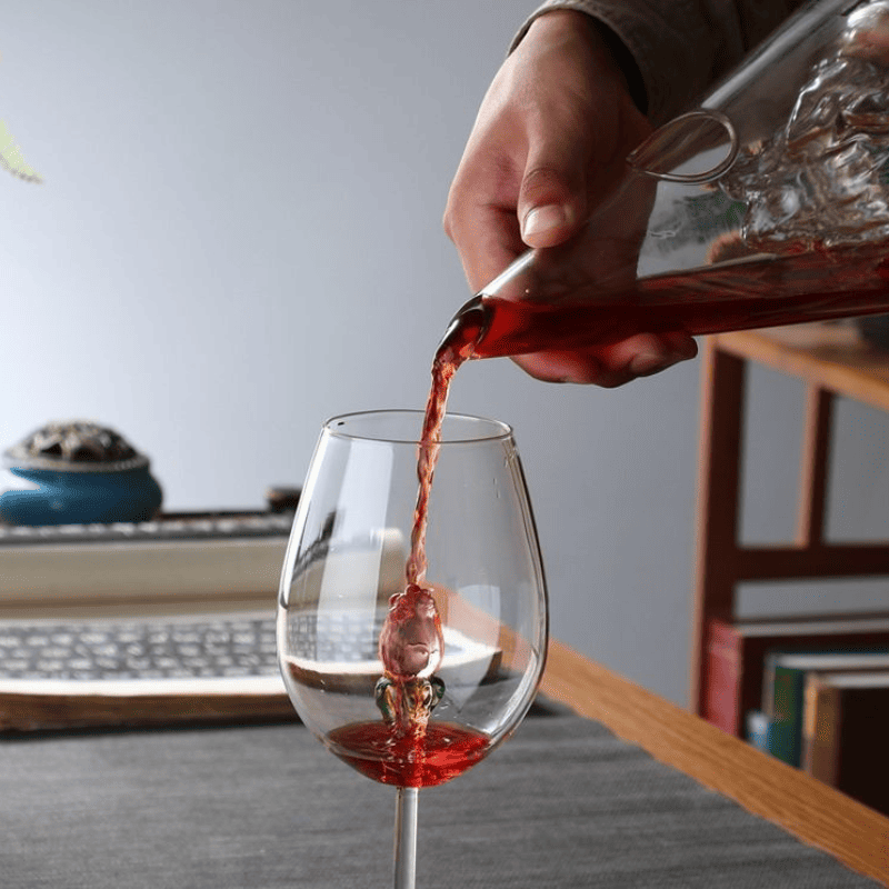 Decanter de Vinho Whisky Vidro Pirâmide Bar em Casa