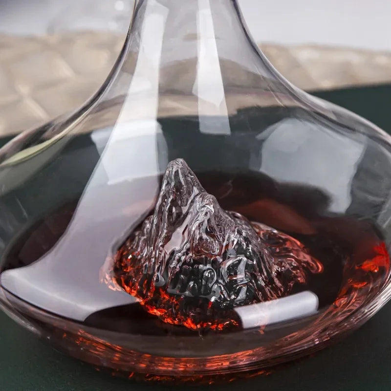 Decanter de Vinho e Whisky Vidro Iceberg Home Bar