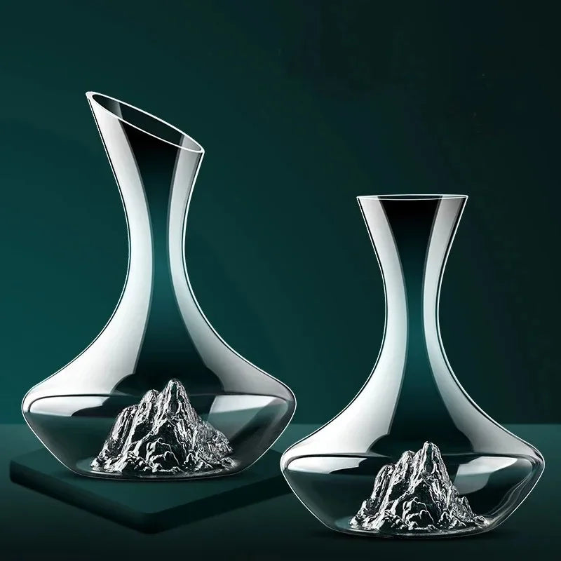 Decanter de Vinho e Whisky Vidro Iceberg Home Bar
