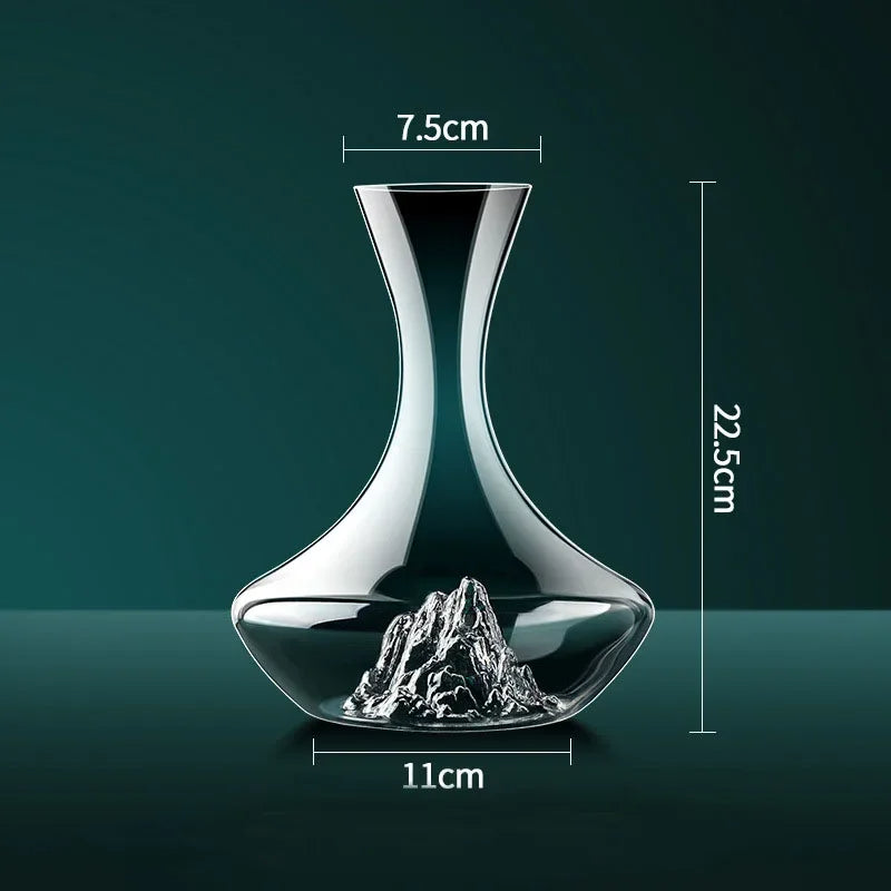 Decanter de Vinho e Whisky Vidro Iceberg Home Bar