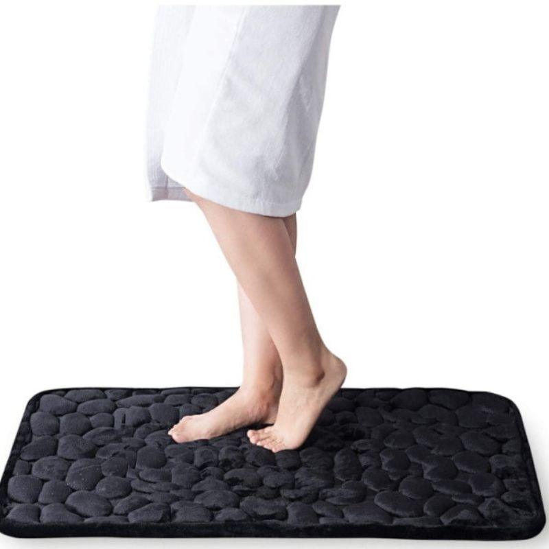 Tapete para banheiro antiderrapante absorvente e macio 60x40cm - My Store
