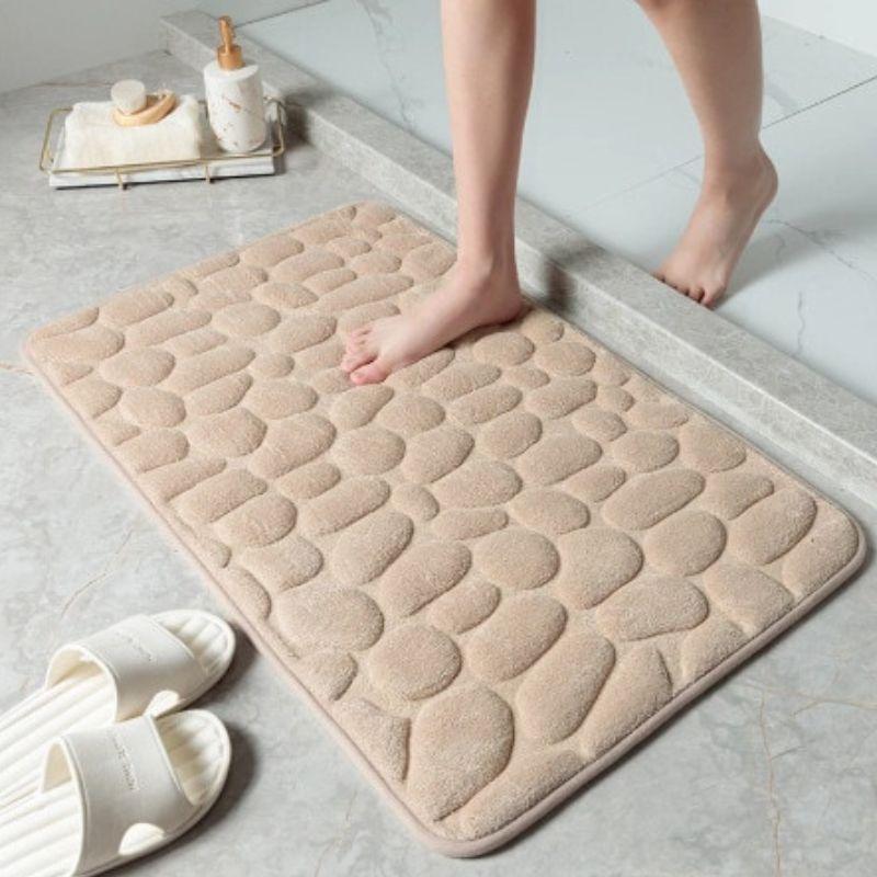 Tapete para banheiro antiderrapante absorvente e macio 60x40cm - My Store