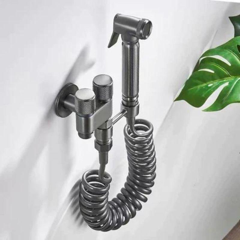 Ducha higiênica preta grafite com derivação para caixa acoplada - My Store