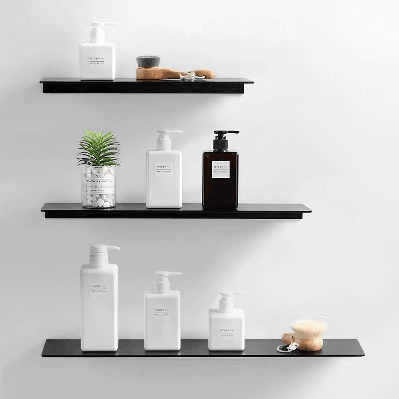 Prateleira Porta Shampoo de Banheiro Preta - My Store
