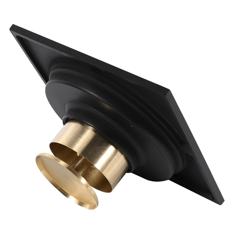 Ralo de Banheiro 10x10 Anti-Odor Preto - My Store