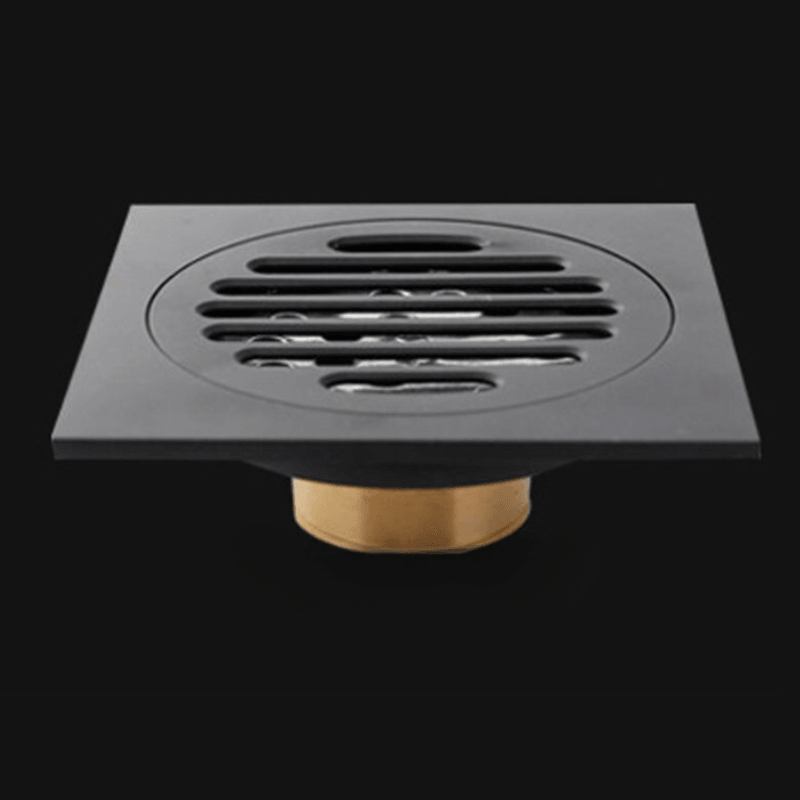 Ralo de Banheiro 10x10 Anti-Odor Preto - My Store