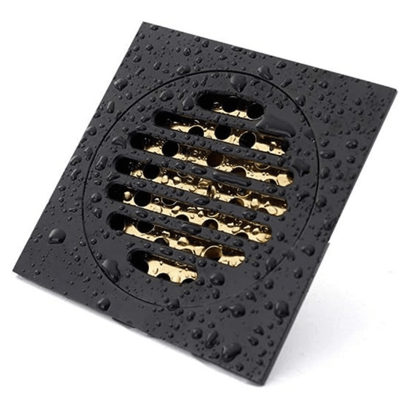 Ralo de Banheiro 10x10 Anti-Odor Preto - My Store