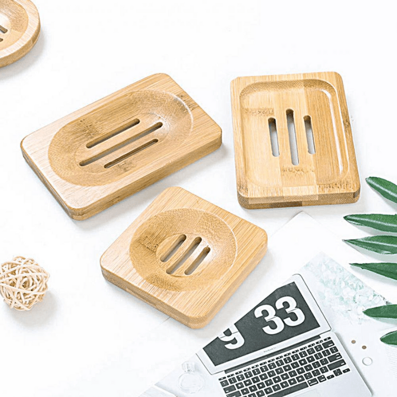 Saboneteira em Bambu Natural - My Store