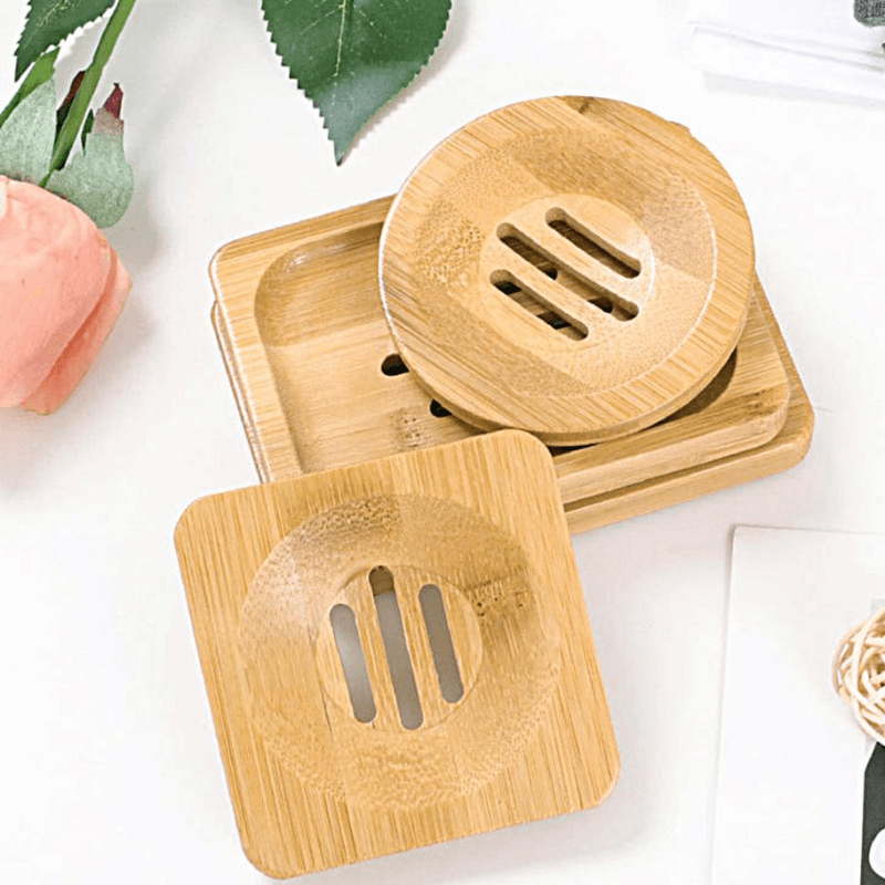 Saboneteira em Bambu Natural - My Store