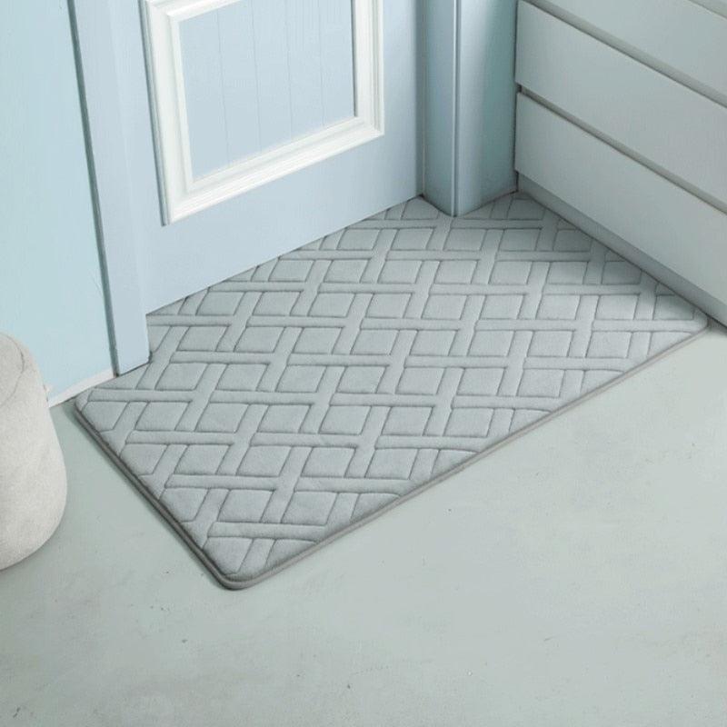 Tapete banheiro moderno absorvente e macio - My Store