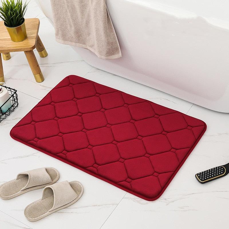 Tapete banheiro moderno absorvente e macio - My Store