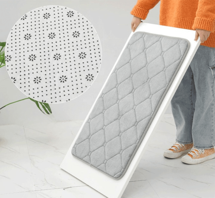 Tapete banheiro moderno absorvente e macio - My Store