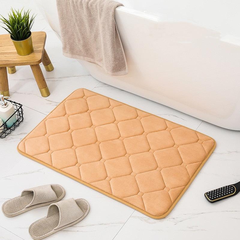 Tapete banheiro moderno absorvente e macio - My Store