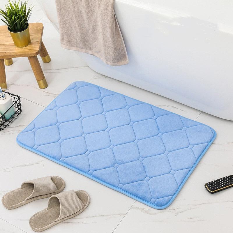 Tapete banheiro moderno absorvente e macio - My Store