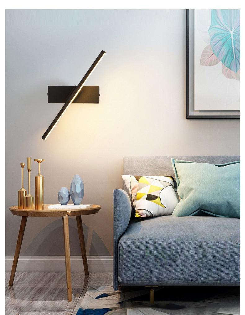 Luminária de Parede para Quarto Moderna Rotativa - My Store