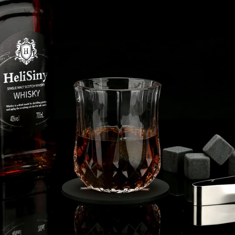 Kit Whisky Copos Cubo de Gelo Pegador Bar em Casa