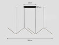 Lustre Pendente Pergolado de LED com Altura Regulável - My Store