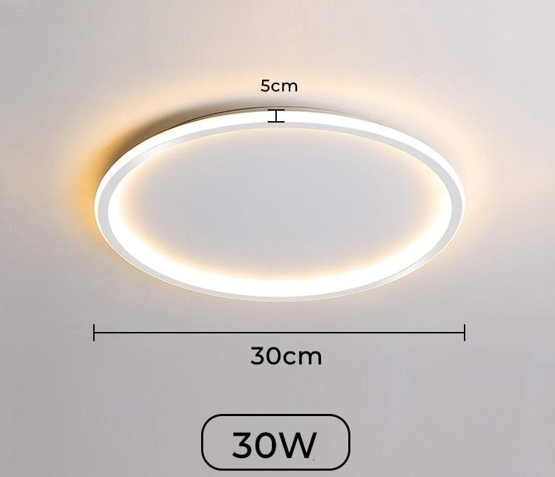 Lustre de Teto com Lampadas de LED Embutidas - My Store