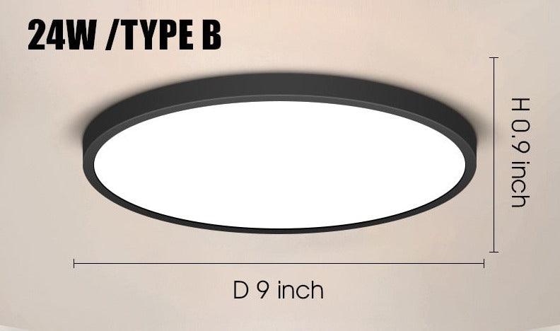 Lustre de Teto com Lampadas de LED Embutidas - My Store