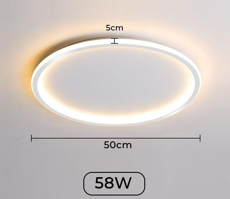 Lustre de Teto com Lampadas de LED Embutidas - My Store