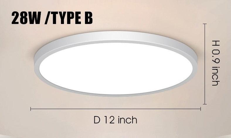 Lustre de Teto com Lampadas de LED Embutidas - My Store