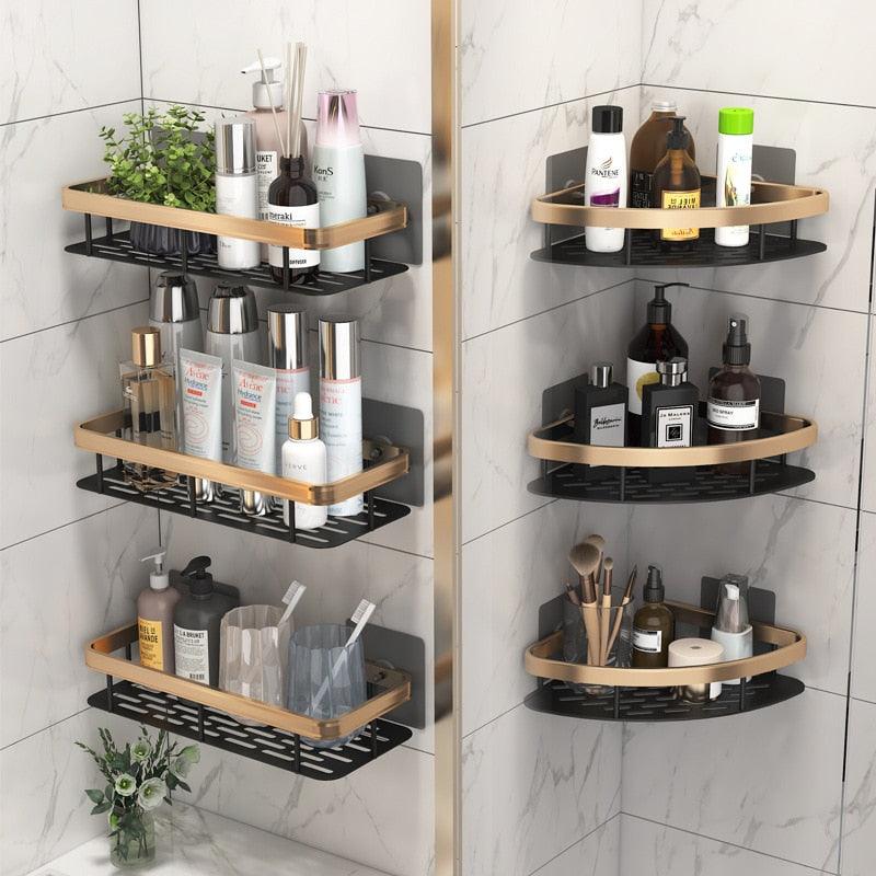 Prateleiras de Banheiro Porta Shampoo em Alumínio - My Store