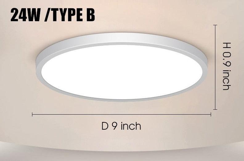 Lustre de Teto com Lampadas de LED Embutidas - My Store