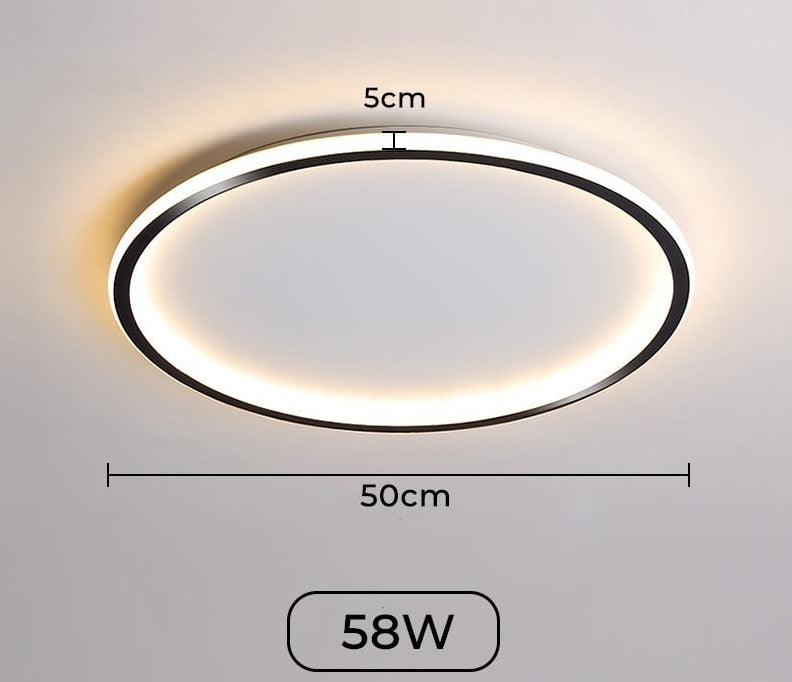 Lustre de Teto com Lampadas de LED Embutidas - My Store