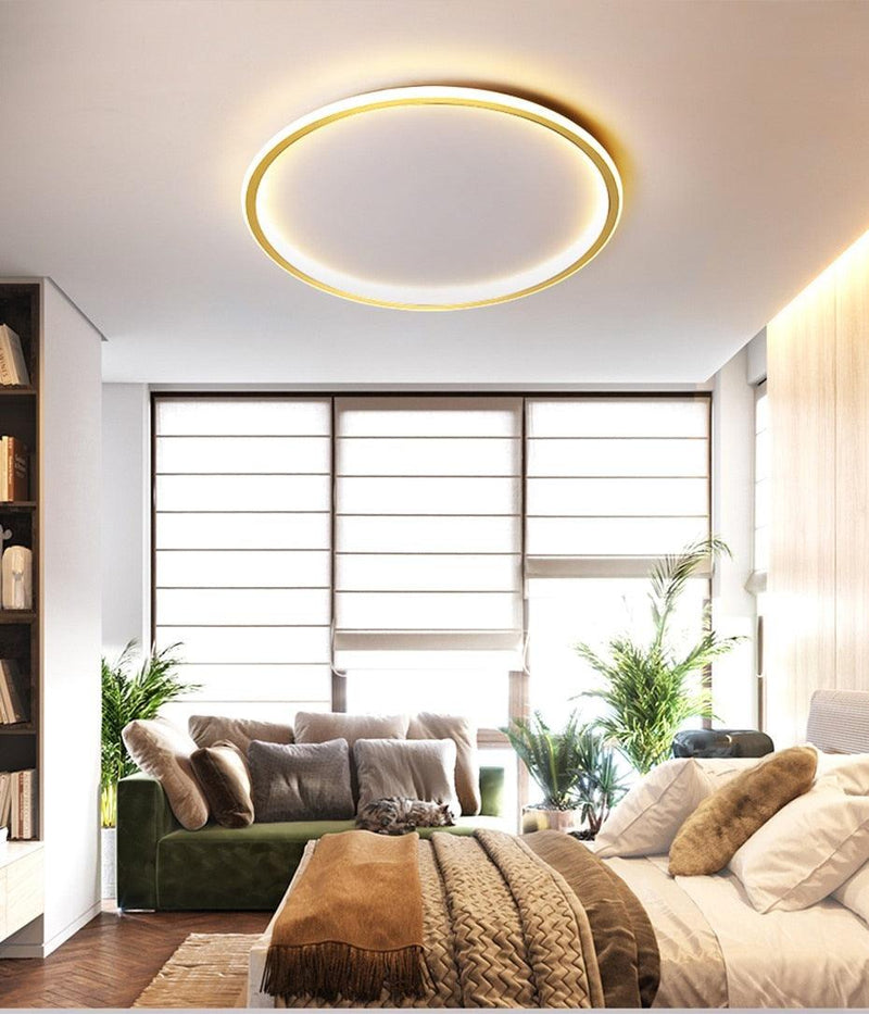 Lustre de Teto com Lampadas de LED Embutidas - My Store