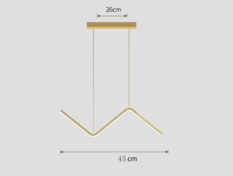Lustre Pendente Pergolado de LED com Altura Regulável - My Store