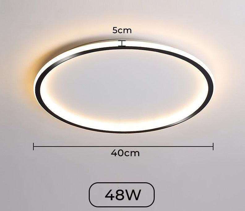 Lustre de Teto com Lampadas de LED Embutidas - My Store