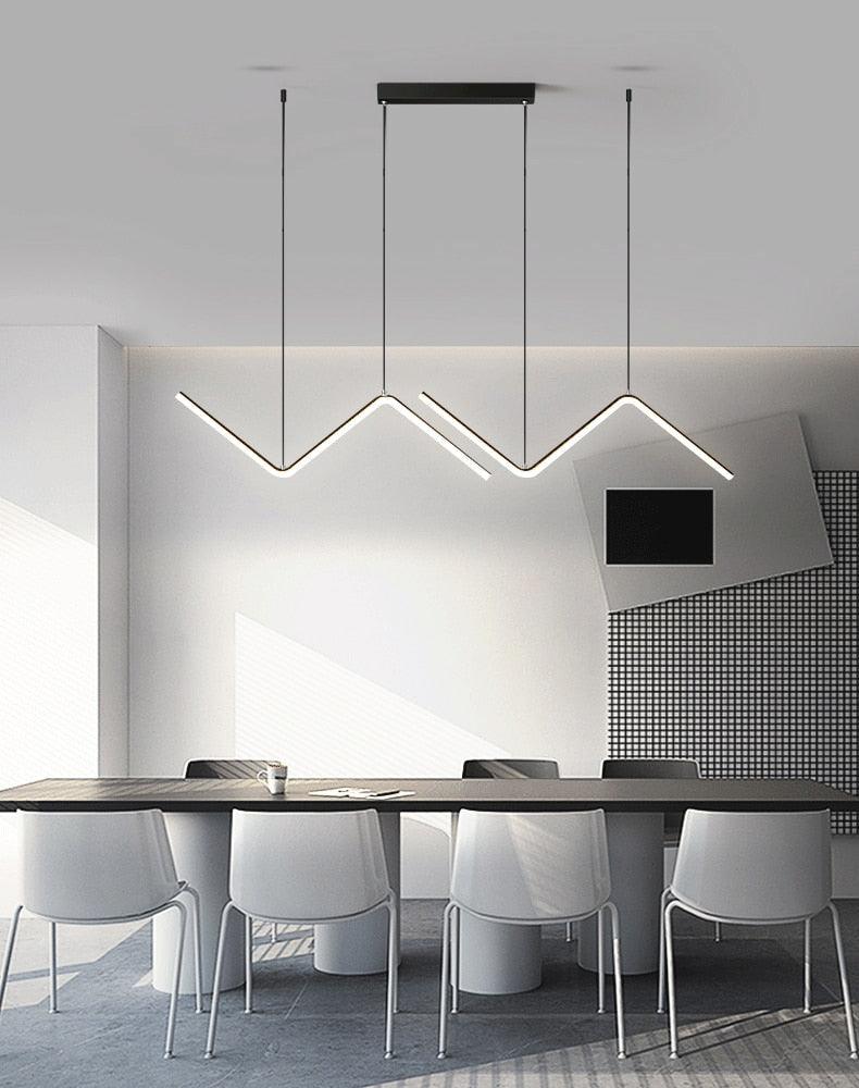 Lustre Pendente Pergolado de LED com Altura Regulável - My Store