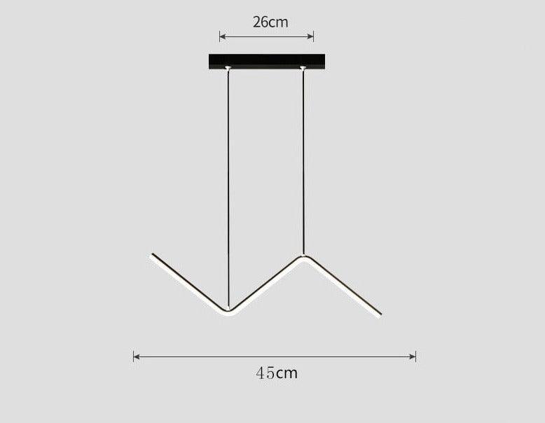 Lustre Pendente Pergolado de LED com Altura Regulável - My Store