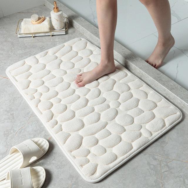 Tapete macio para banheiro Absorvente, Impermeável e Antiderrapante - My Store