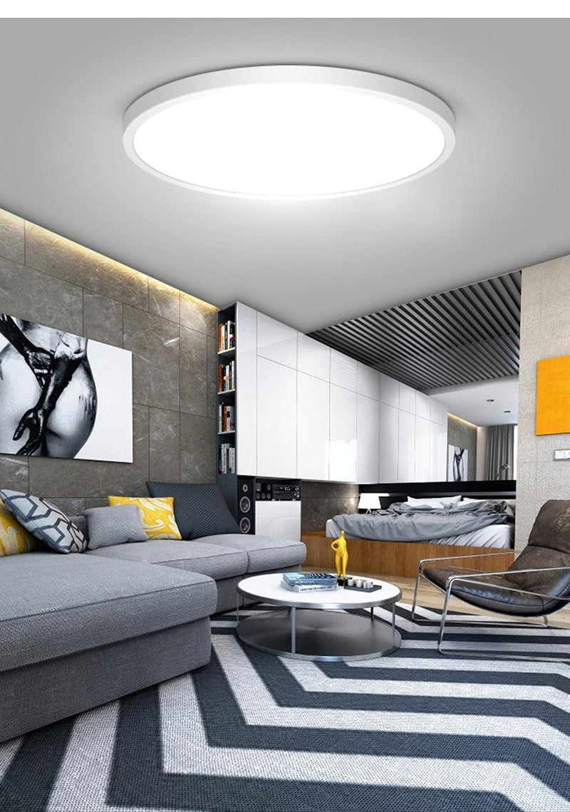 Lustre de Teto com Lampadas de LED Embutidas - My Store