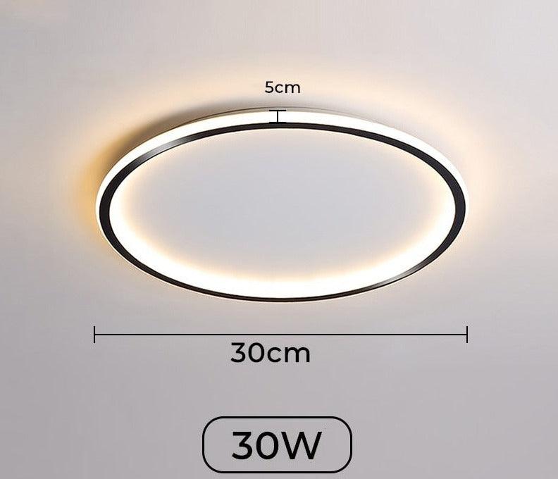 Lustre de Teto com Lampadas de LED Embutidas - My Store