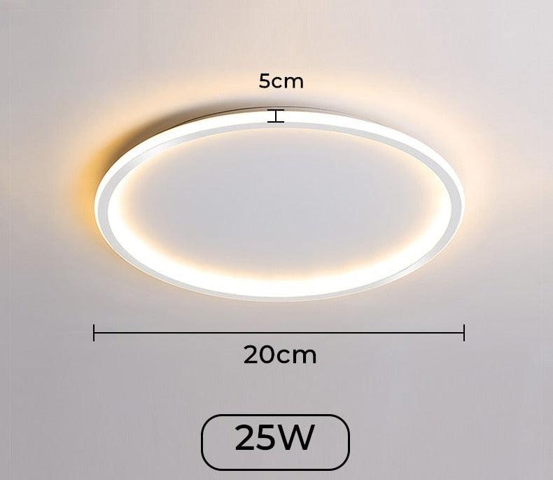 Lustre de Teto com Lampadas de LED Embutidas - My Store
