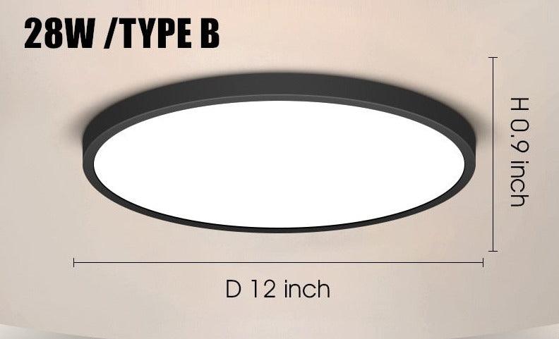 Lustre de Teto com Lampadas de LED Embutidas - My Store