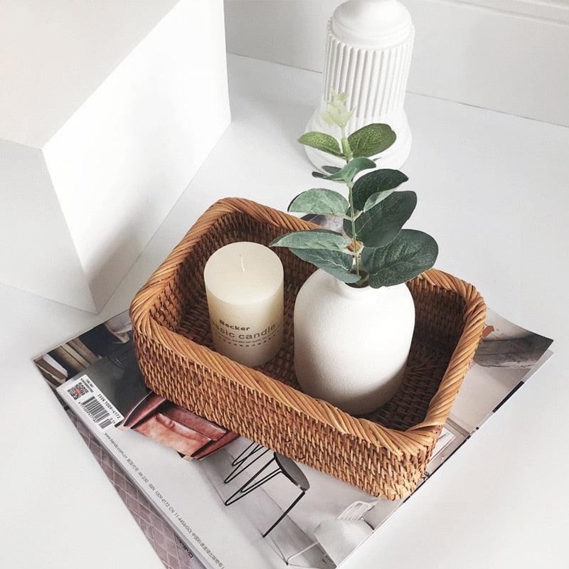 Cesto organizador multiuso e decorativo vime - My Store